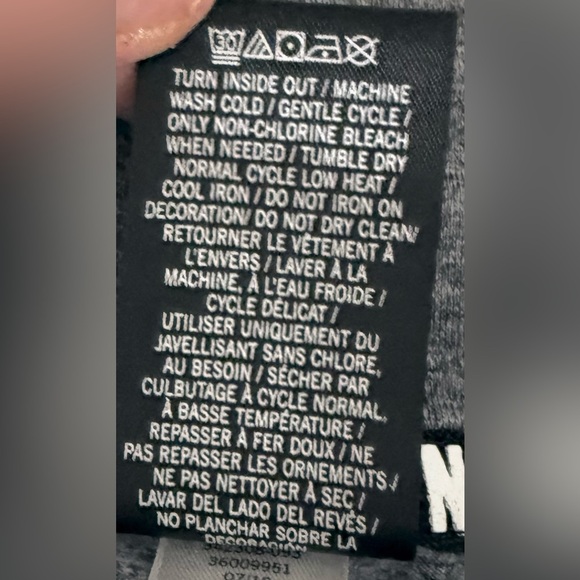 PINK VS Ultimate 1/4 Zip Pullover In Black/Grey With Pockets And Neon Accents - Picture 8 of 9